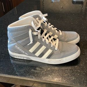 Adidas high tops.